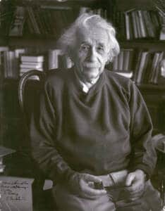 Albert Einstein (1879 - 1955) gilt als einer der Wegbereiter aber auch Kritiker der Quantentheorie, Credit: Österreichische Zentralbibliothek für Physik, Wien / Nachlass Hans Thirring